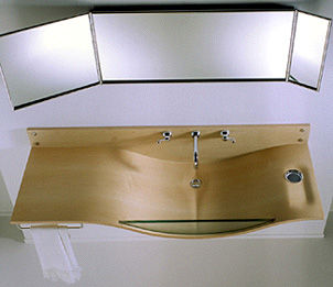 Agape Gabbiano Wood Sinks