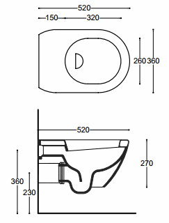 Althea Ceramica Cover Bathroom Toilets