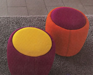 Calligaris Candy lounge poufs