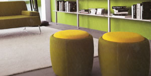 Calligaris Candy lounge poufs