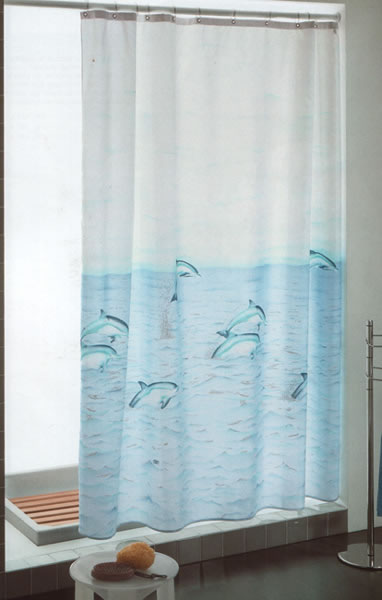 Gedy Delfini Shower Curtain