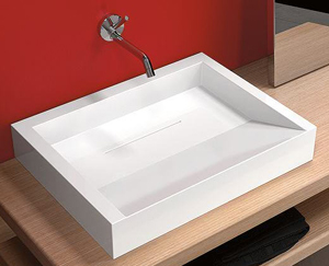 Vitruvit Diagonal Bathroom Sinks