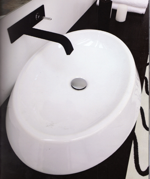 Ceramica Esedra Flat Bathroom Basins