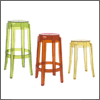 Kartell Lizz dining chairs