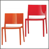 Kartell Lizz dining chairs