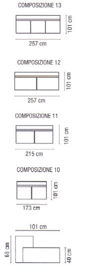 Calligaris My Space Sofas