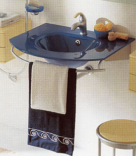 Solmet Blue Bathroom Sinks