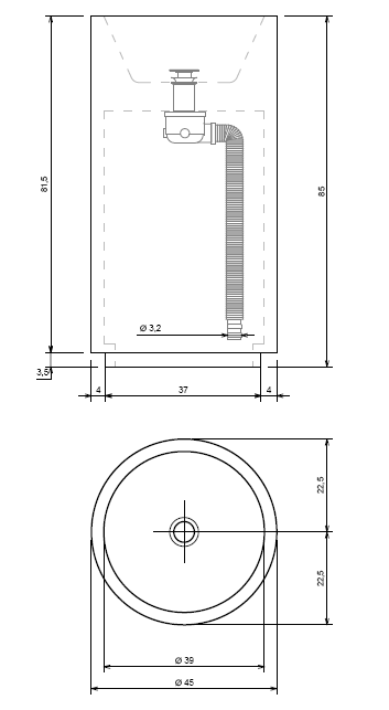Antonio Lupi Xilox Freestanding Bathroom Sinks