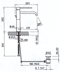 Gessi Oxygene Kitchen Taps