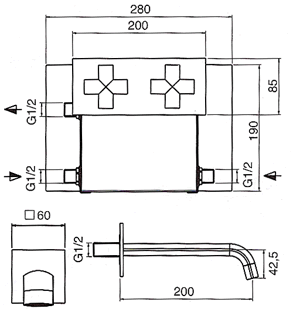 Zazzeri Noox Bathroom Taps