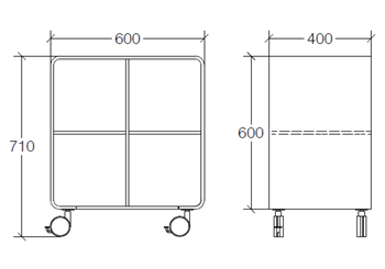 Lineabeta Bej Bathroom Cabinets