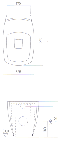 Agape 750 Bathroom Toilets