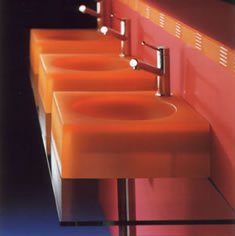 Regia Quadrotto Glass Basins