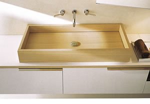 Agape Woodline Wood Basins