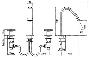 Zazzeri Noox Bathroom Taps