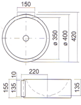 Alape WT.RS Bathroom Basins