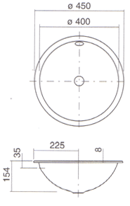 Alape ED Stainless Steel Basins