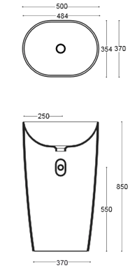 Althea Ceramica Cover Bathroom Sinks