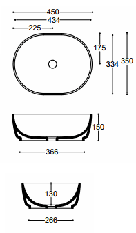 Althea Ceramica Cover Bathroom Sinks