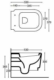 Althea Ceramica D-Style Bathroom Toilets