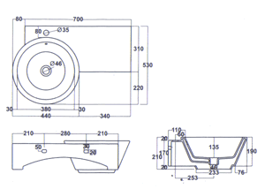 Althea Ceramica Hera Uno Bathroom Sinks