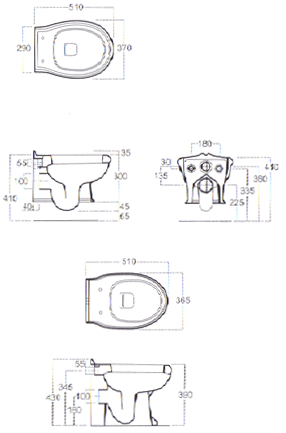 Simas Londra Traditional Toilets