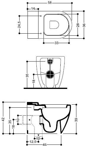 Axa Evolution Bathroom Toilets