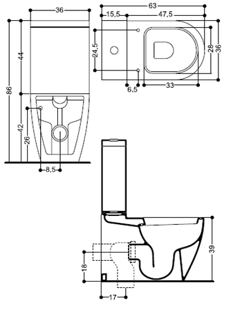 Axa Evolution Bathroom Toilets