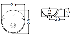 Axa Normal Bathroom Basins