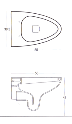 NIC Design Barca Bathroom Toilets