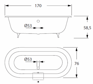 Bath&Bath Kent Freestanding Traditional Baths
