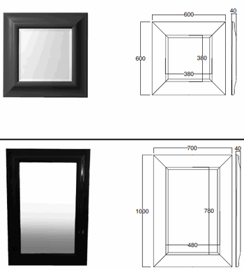 Bath&Bath Lilum Bathroom Mirrors
