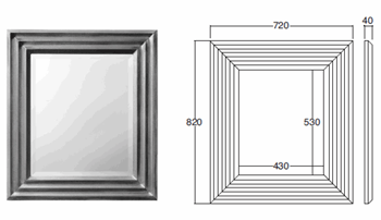Bath&Bath Daisywild Bathroom Mirrors