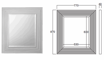 Bath&Bath Haze Bathroom Mirrors