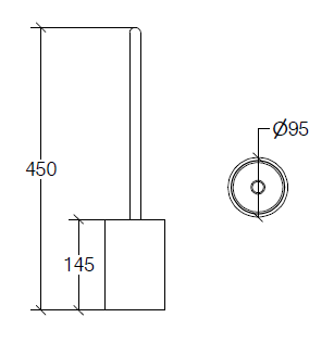 Lineabeta Skoati Toilet Brush Holders