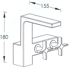 Ritmonio Waterblade Bathroom Taps