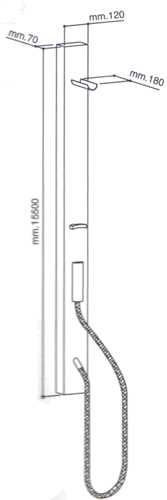 Bongio Acquaviva Bathroom Shower Panel