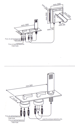 Bongio Acquaviva Bathroom Showers
