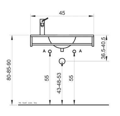 Regia Box Bathroom Sinks