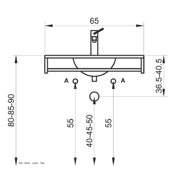 Regia Box Bathroom Sinks