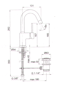 Fantini Cafe 1804 Bathroom Taps