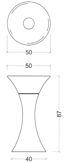 Regia Calice Freestanding Glass Sinks