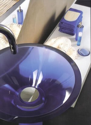 Regia Calice Freestanding Glass Sinks