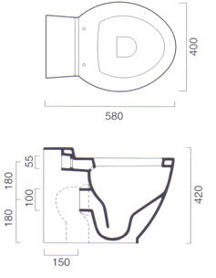 Catalano Zero Back to Wall Toilets