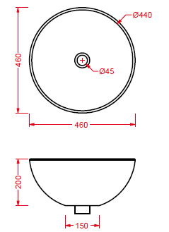 Art Ceram La Ciotola Bathroom Basins
