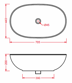 Art Ceram La Ciotola Bathroom Basins