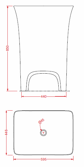 Art Ceram Cow Freestanding Sinks
