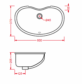 Art Ceram Idea Undercounter Basins