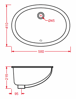 Art Ceram Diana Undercounter Basins