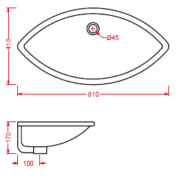 Art Ceram Drop Undercounter Basins